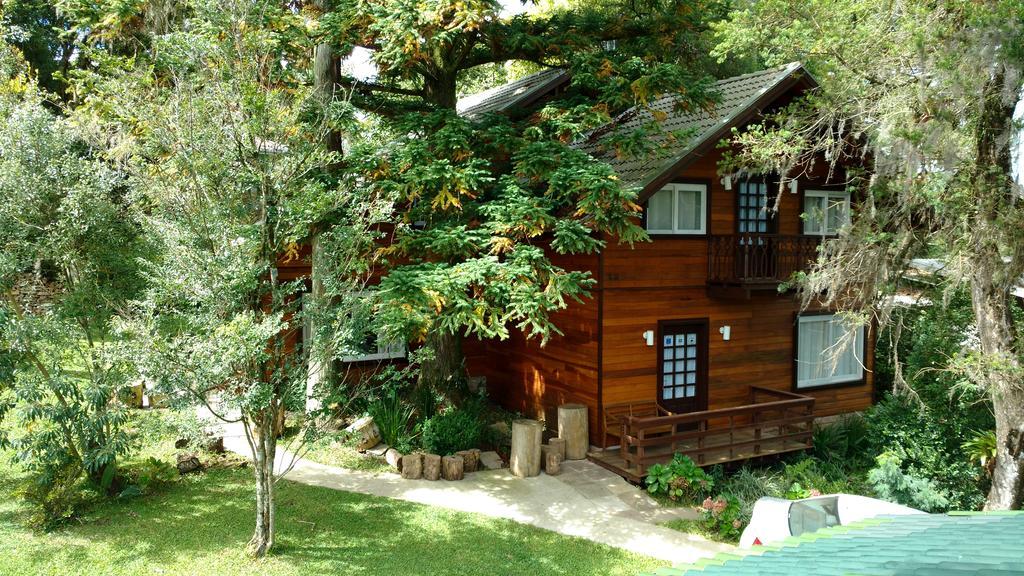 Villa Sobrado Estilo Alemao Canela Esterno foto